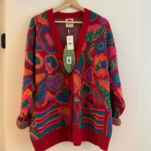 Farm Rio Colorful Women's Sweater